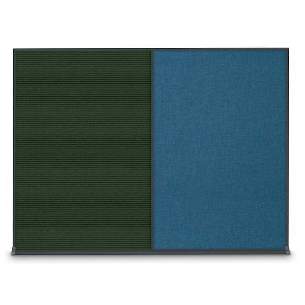 Double Door Radius Plus Corkboard, 48"X